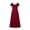 Brick Red, variant on Little Girl Dresses Chiffon Piano Violin Performance Formal Gown Flowy Party Tutu Short Sleeve Dresses for Girls White 9-10 Years