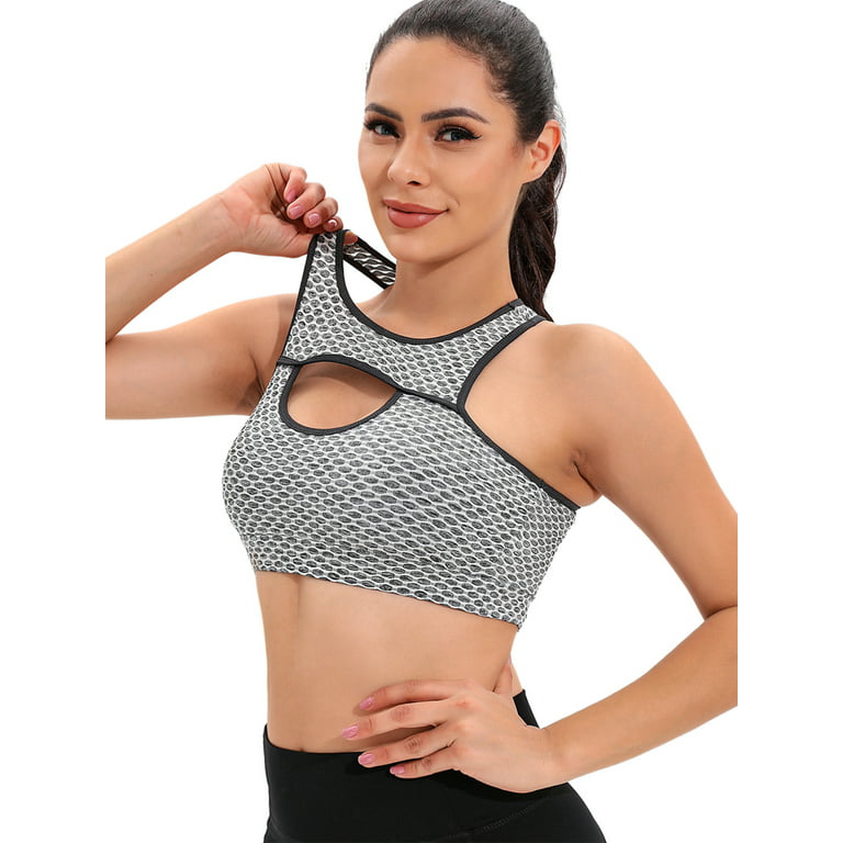 LELINTA Strappy Sports Bra for Women Sexy Crisscross for Yoga Running  Athletic Gym Workout Fitness Tank Tops 