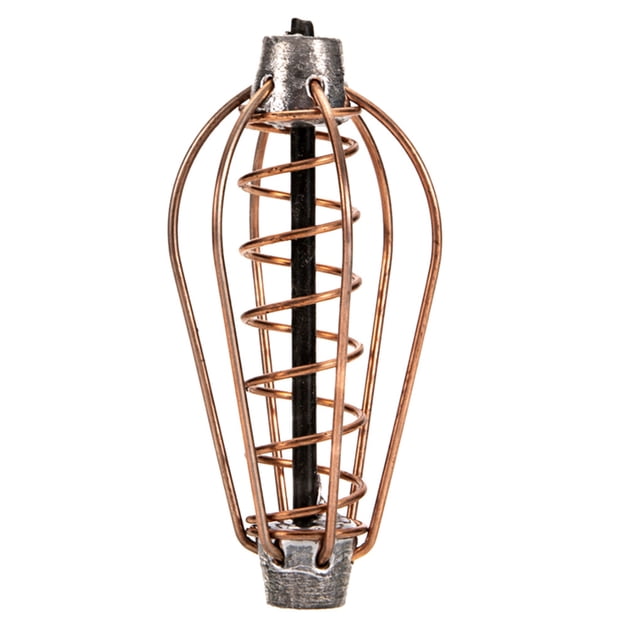Fishing Feeder Lure Bait Cage Portable Spray Metal Fishing Paint Metal Spring Basket Fishing Tackle Accessory, 20g