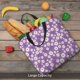thumbnail image 5 of Easygdp Daisies Flowers Bolsa Tote para Mujer, Bolso de Hombro para Trabajo, Playa, Viajes, Compras y Supermercado, 5 of 7
