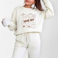 thumbnail image 2 of Football Game Day Collage - Womens Lightweight Garment Dyed Sweatshirt, 2 of 8
