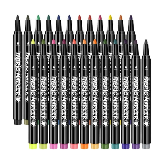Washable Fabric Markers Set For Diy T Shirt Doodling And Painting Non Fading For Crafts