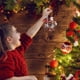 thumbnail image 5 of Adornos navideños de Papá Noel con adornos azules para colgar en el árbol de Navidad, bonitos colgantes acrílicos para Navidad, suministros para fiestas de dinosaurios y Año Nuevo Akmoler, 5 of 8