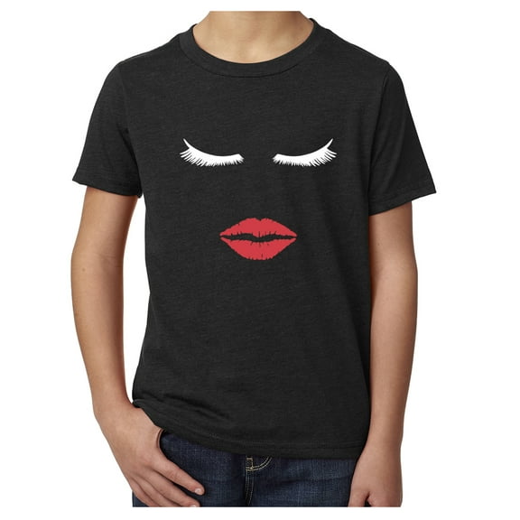 Lips & Lashes -Feminist shirts for Girls, Girl Power T-shirts