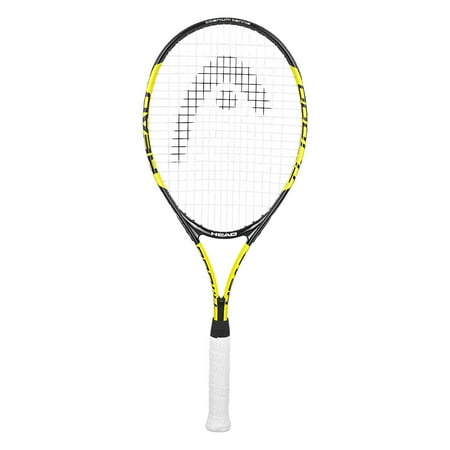 Head Graphite Titanium 1000 Tennis Racquet For Intermediat | Colour Yellow & Black | Grip Size G3 | Material - Aluminium