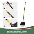 thumbnail image 5 of Eyliden Heavy-Duty Angle Broom for Indoor and Outdoor Use, 5 of 7