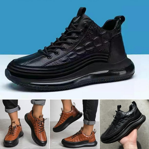 Men's Neutral Running Shoe with Breathable Fish Pattern Soft Shoes for Man Fitness Sports Exercise