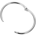 thumbnail image 1 of 50PCS Binder Rings 1.25 Inch,Nickel Plated Steel Book Rings, 1 of 2