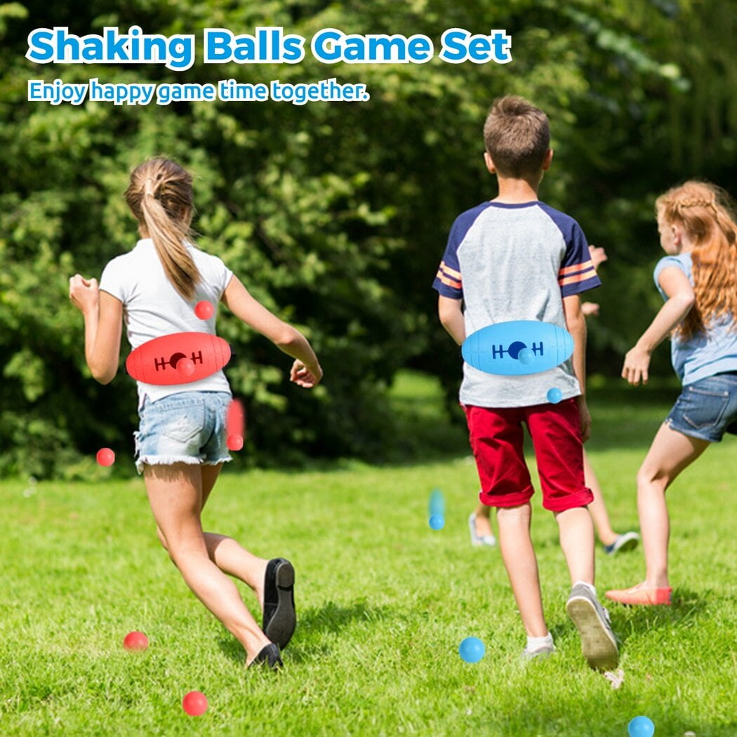 Shaking Swing Balls Game Set, Backyard Family Game Toys with 24 Balls, Outdoor Indoor Swing Toys for Kids and Adults, Fun Party Supplies, Interactive Toys for Kids