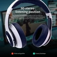 thumbnail image 5 of RFUGUG Long-Lasting Wireless Bluetooth Headphones Over Ear, Bass-Boosted Sound, Comfortable Full-Ear Cushions for Smartphones Chromebook Laptop Computer PC Tablets Travel, 5 of 9