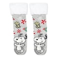 thumbnail image 2 of Peanuts Women's Holiday Slipper Socks, 1-Pack, Size 4-10, 2 of 5
