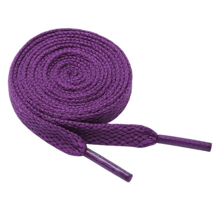 

Fusipu 1 Pair Sneaker Shoelaces Wear-resistant Knitted Solid All Match Shoe Laces for Bag