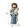 thumbnail image 2 of HaiSphere Holy Family Christ Statue Desktop Ornament, Religious Spiritual Gift, Home Office Decor, Car Dashboard Figurine, Unique Christian Sculpture For Easter,A, 2 of 6