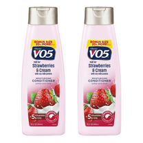 Alberto VO5 Moisture Milks Strawberry and Cream Hair Conditioner, 15 fl oz (2 Pack)