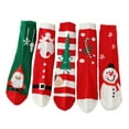 thumbnail image 6 of Baywell 5 Pairs Kids Christmas Socks Novelty Socks For Children Christmas Gift, 6 of 7