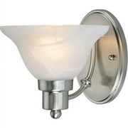 Hardware House 54-4460 7-1/4-Inch by 7-3/4-Inch Bath/Wall Lighting Fixture Brushed Nickel