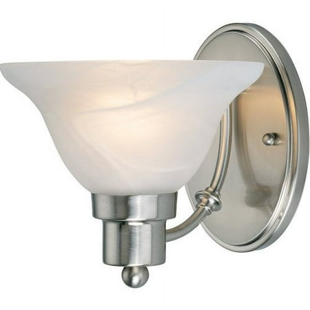 Hardware House 54-4460 7-1/4-Inch by 7-3/4-Inch Bath/Wall Lighting Fixture Brushed Nickel