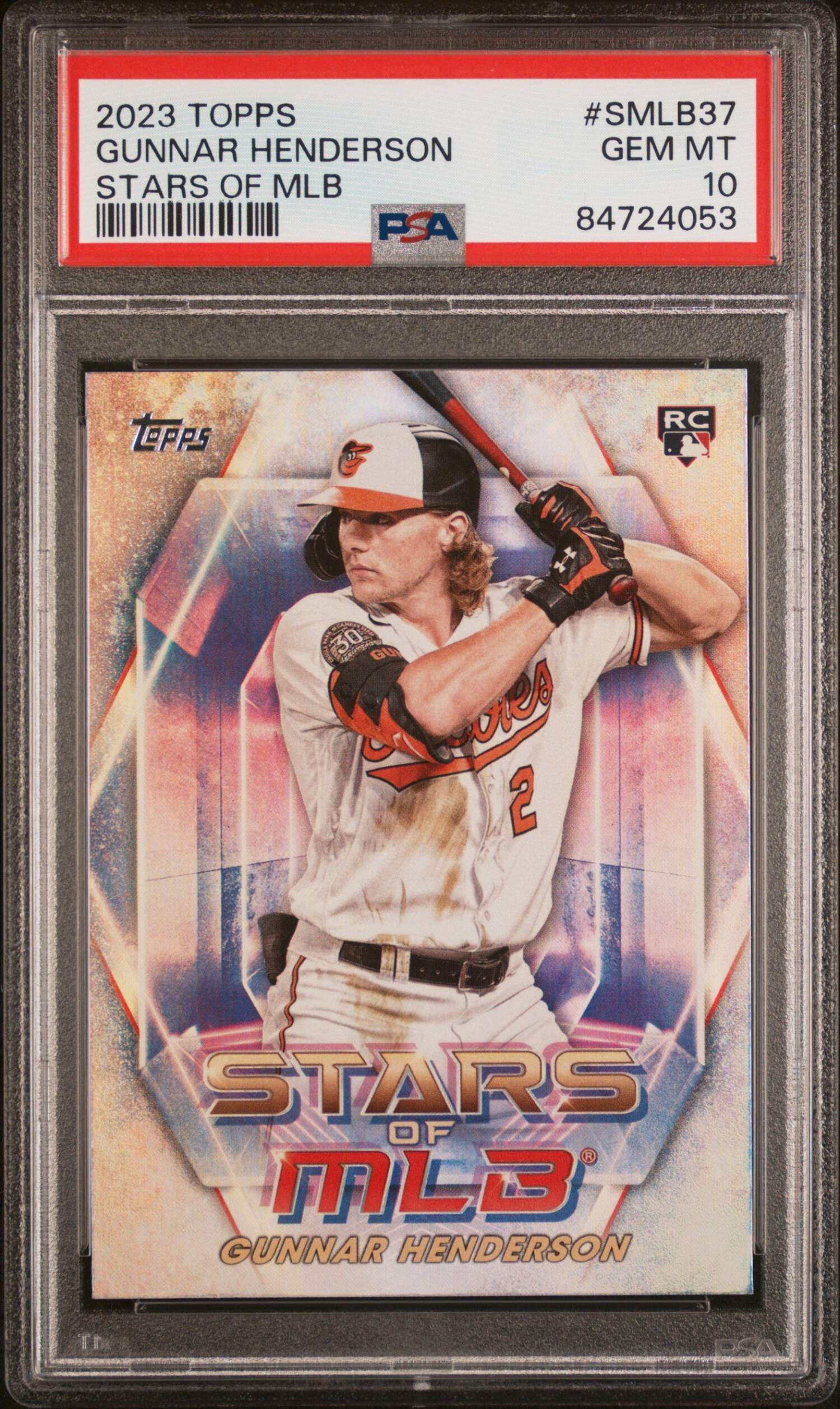 Graded 2013 Topps Mini Mike Trout #27 Sliding Rookie Cup RC