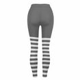 thumbnail image 7 of Women's Halloween Striped Print Soft High Waisted Ankle Length Leggings Stretch Leggings For Fitness, Running, And Leisure Wear, 7 of 7