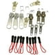 thumbnail image 1 of de Reparación de Cremallera Instantánea de 32 Piezas es de Cremallera de Repuesto de Deslizador de Cremallera Metálica BLESIY Kit de reparación de cremalleras, 1 of 7