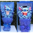 thumbnail image 3 of Muñeco de peluche de Lilo Stitch de dibujos animados, caja de regalo con ramo de rosas, muñecos de peluche suaves de Stitch, ramos de felpa para niños, regalos de cumpleaños, 3 of 4