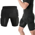 thumbnail image 1 of Men's Honeycomb Padded Compression Shorts, Men's EVA Protection Athletic Tights, Anti-Collision Basketball Football Training Underwear, Protective Sports Base Layer Pants for Soccer Baseball Rugby, 1 of 6