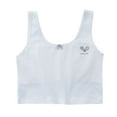 thumbnail image 2 of ATOGUTA Girls Sports Bra Size 8-12 Kids Athletic Seamless Camis Dance Yoga Crop Tops White, 2 of 5