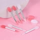 thumbnail image 4 of 10pcs Silicone Lip Brush Set Small Makeup Brushes Lipstick Applicator Brushes With 2, 4 of 5