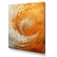 thumbnail image 2 of Designart "Desert Mirage Spiral In Gold And Orange II" Abstract Spirals Canvas Wall Art, 2 of 7