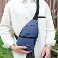thumbnail image 3 of Sentmoon Sac de Poitrine pour Hommes Sac Bandoulière Sac à Bandoulière Sac à Sangle Sac à Dos avec Trou Sangle Sac à Dos Sac à Dos de Randonnée Sac de Poitrine Polyvalent, 3 of 8