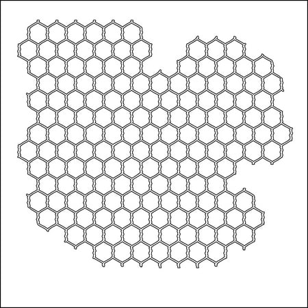 Crafter's Workshop Template 12"X12"-Chicken Wire