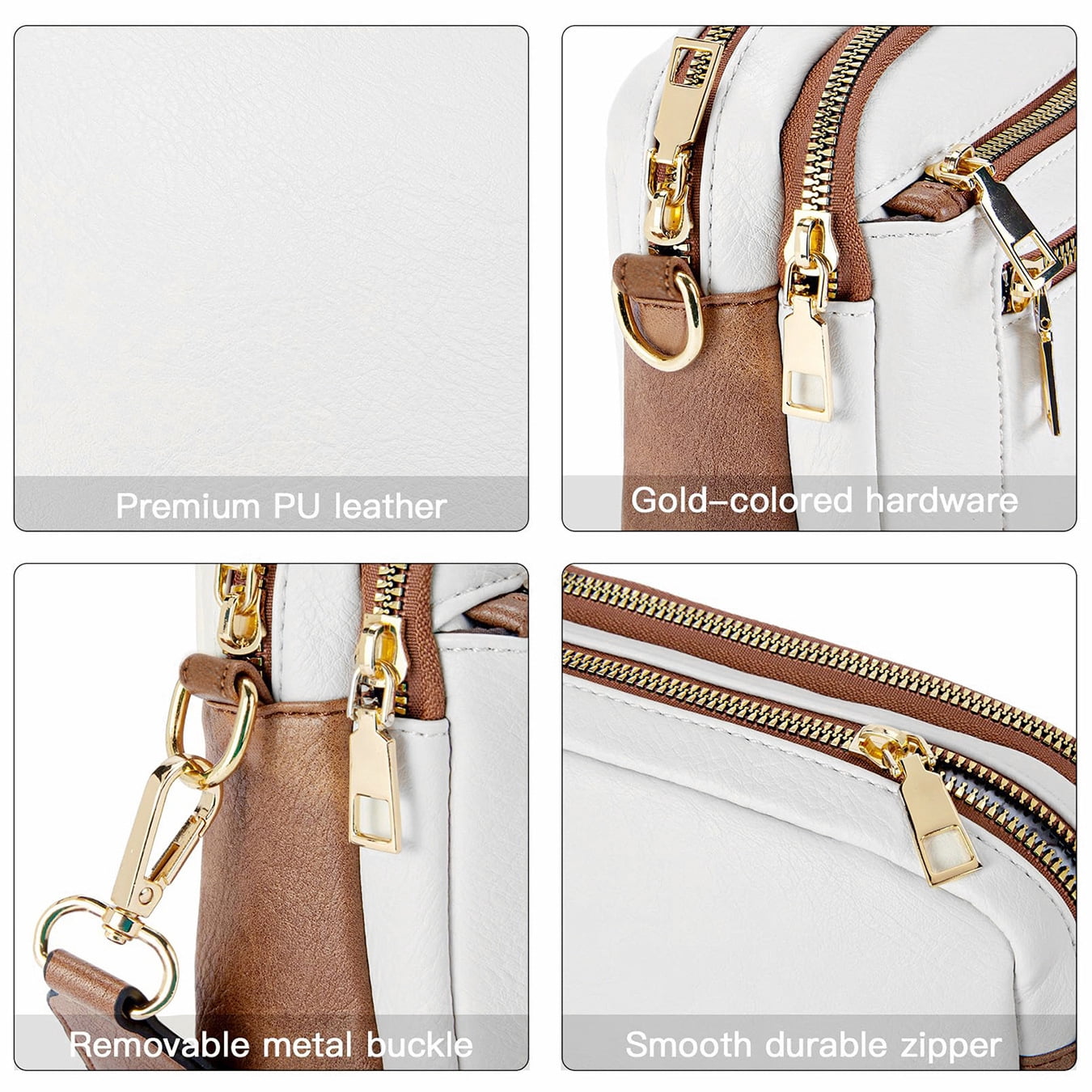 KAWELL 2025 Crossbody Bags for Women Purses Vegan Leather Shoulder Handbags