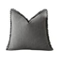 thumbnail image 2 of Pklyzj Pillow Covers 1Pack Bohemian Wind Washed Cotton Tassel Solid Color Pillow Set Living Room Sofa Lumbar Cushion Cushion Bedroom on Clearance, 2 of 6