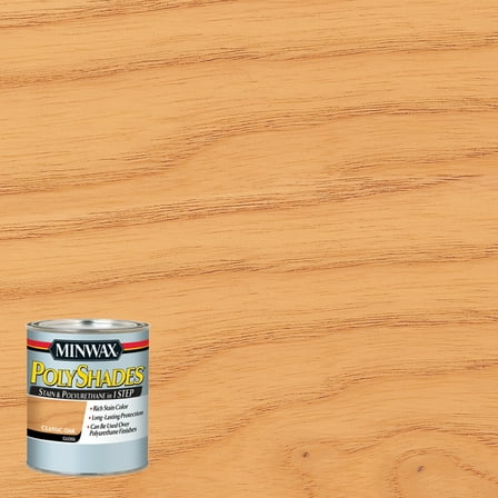 Minwax® PolyShades® Classic Oak, Gloss, Half Pint