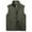 Army Green Jacket for Men, variant on hopeusnice Men's Outdoor Lightweight Stand Collar Multi-Pocket Quick Dry Breathable Mesh Vest Travel Waistcoat Fishing Hiking Vest Army Green L