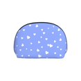 thumbnail image 7 of YFYANG 2 Piece Women's Portable Makeup Bags, Purple Heart Pattern Clutch Travel Toilet Bags Cosmetic Organizer, 7 of 7
