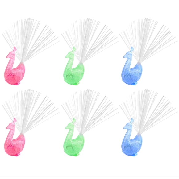 EeaseMX 10 luces LED de fibra óptica para dedos, luminosas, para niños, de colores aleatorios.