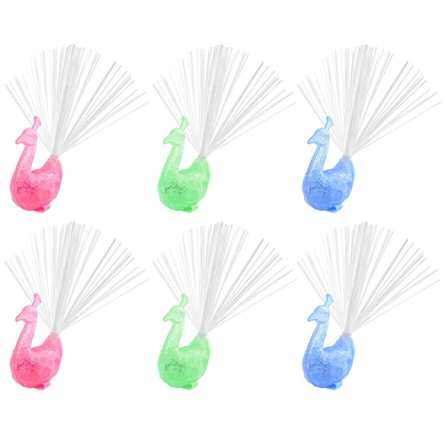 EeaseMX 10 luces LED de fibra óptica para dedos, luminosas, para niños, de colores aleatorios.