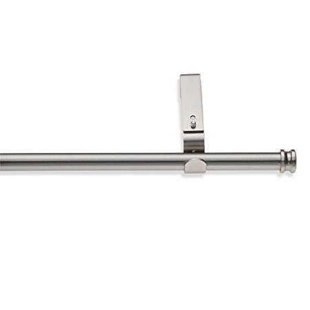 Cambria My Room 28 Inch 48 Inch Drapery Rod Set In Brushed