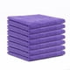 thumbnail image 1 of Microfiber dishcloths, kitchen and household dishcloths, scouring pads, car cleaning cloths, absorbent cleaning towels, 40*40cm (5-pack), purple., 1 of 1