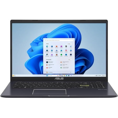ASUS 15.6” Vivobook Go Laptop, Intel Celeron N4500, 4GB RAM, 128GB SSD, Windows 11 in S Mode, Star Black, L510KA-ES04