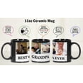 thumbnail image 3 of Printtoo PersonalizedPhotoCollage CoffeeMugBest Grandpa Ever Custom Picture Ceramic CupDishwasher & Microwave Safe- 11 Oz -Black, 3 of 6