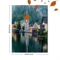 thumbnail image 3 of Hallstatt Austria Village Lake Reflection Canvas Print, Suitable for Living Room, Bedroom, Office, Study Decor, 3 of 8