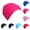 Hot Pink, variant on Moocorvic Swim Cap Women Adult, Nylon Swimming Caps for Short Long Hair, Waterproof Swim Hats Bathing Caps