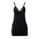 thumbnail image 4 of Conjunto de pijama sexy de satén para mujer: bata y camisón, poliéster, para casa y ocasiones especiales, 4 of 4