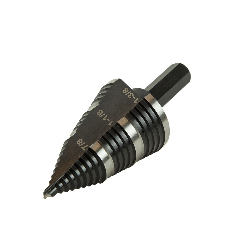 Klein Tools KTSB15 7/8 in. to 1-3/8 in. #15 Double Fluted Step Drill Bit