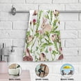 thumbnail image 5 of Easter Bunnies Hand Towels 2 PCS, Eggs Grass Flowers Kitchen Towel Ultra Soft and Highly Absorbent,Decorative Fingertip Face Towel for Bathroom Hotel, 28.3"x14.4", 5 of 5