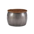 thumbnail image 1 of Rivera Large Drum with Storage, Silver, 1 of 9