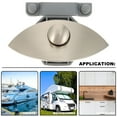 thumbnail image 4 of OULII 1 Set Metal Cabinet Lock Zinc Alloy Half Moon for RV Furniture Drawers, 4 of 8