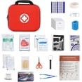 thumbnail image 1 of Trousse de Premiers Soins, 147 Pcs Coque Rigide Imperméable Trousse de Premiers Soins Polyvalente, Sac d'Urgence Portable pour la Maison, le Bureau, la Voiture, le Voyage, Plein Air, Camping, Randonnée, Bateau, Lieu de Travail, 1 of 8
